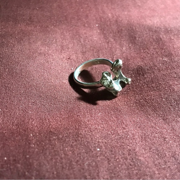 Sterling Silver Free Form Ring Size 7 - Picture 12 of 16